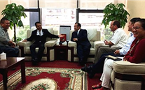 缅甸国家发改委主席莱温特来AG8.COM集团考察交流