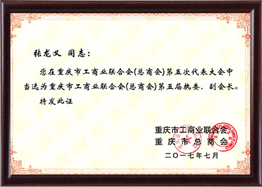 工商联第五届执委、副会长